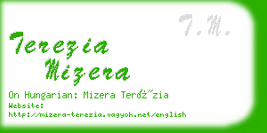 terezia mizera business card